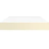 vidaXL Pocketveringmatras medium 120x200x20 cm kunstleer crèmekleurig