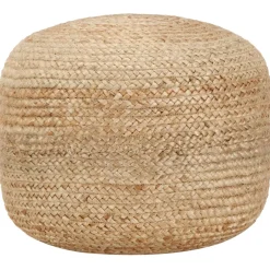 vidaXL Poef handgemaakt 45x30 cm jute