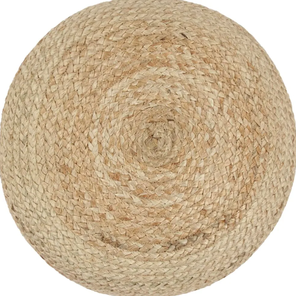 vidaXL Poef handgemaakt 45x30 cm jute