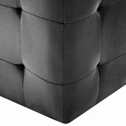 vidaXL Poef 2 st 30x30x30 cm fluweel zwart