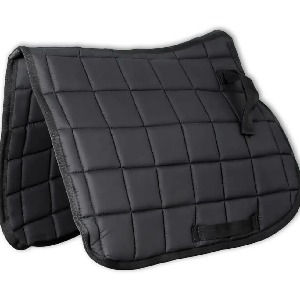 vidaXL Ponyzadel set 10" zwart