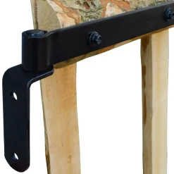vidaXL Poort enkel 100x60 cm hazelaarhout