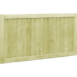 vidaXL Poorten 2 st 300x75 cm geïmpregneerd grenenhout