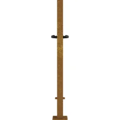 vidaXL Poort 100x75 cm bamboe-ontwerp cortenstaal