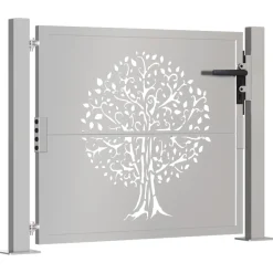 vidaXL Poort 100x75 cm boomontwerp cortenstaal