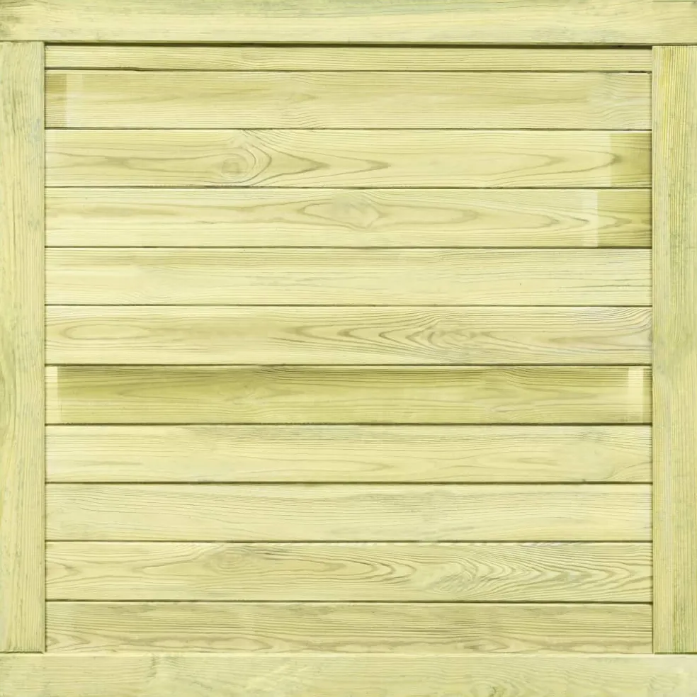 vidaXL Poort 100x100 cm geïmpregneerd grenenhout
