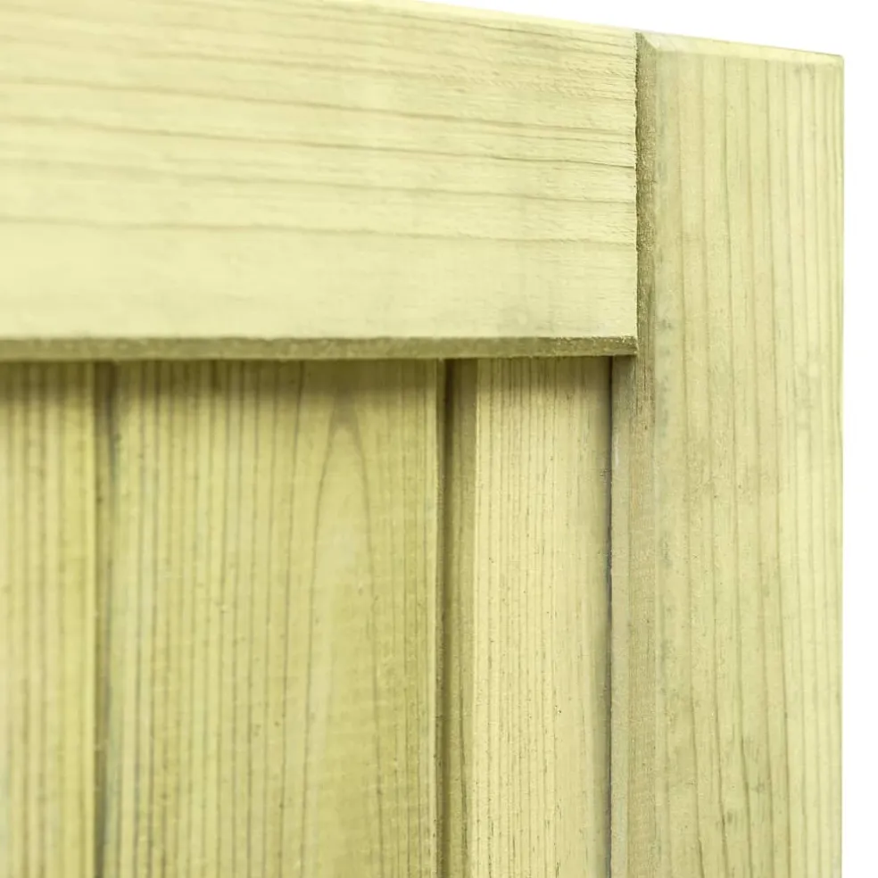 vidaXL Poort 100x100 cm geïmpregneerd grenenhout