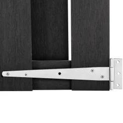 vidaXL Poort 100x60 cm HKC grijs