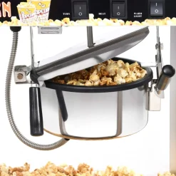 vidaXL Popcornmaker met teflonpan 1400 W