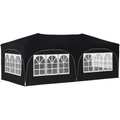 vidaXL Pop-up partytent 575 x 288 x 245 cm Antraciet Oxford Stof