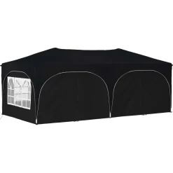 vidaXL Pop-up partytent 575 x 288 x 245 cm Antraciet Oxford Stof