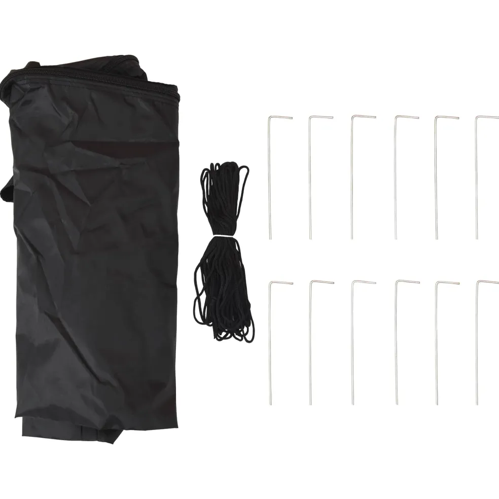 vidaXL Pop-up partytent 575 x 288 x 245 cm Antraciet Oxford Stof