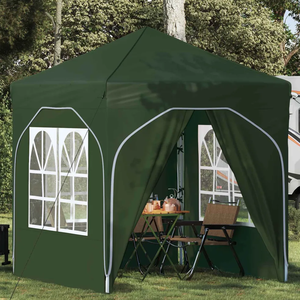 vidaXL Pop-up partytent 192 x 192 x 245 cm Groen