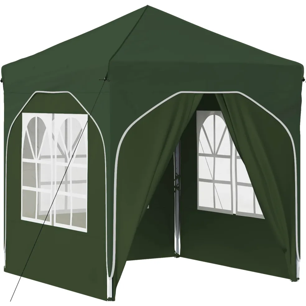 vidaXL Pop-up partytent 192 x 192 x 245 cm Groen