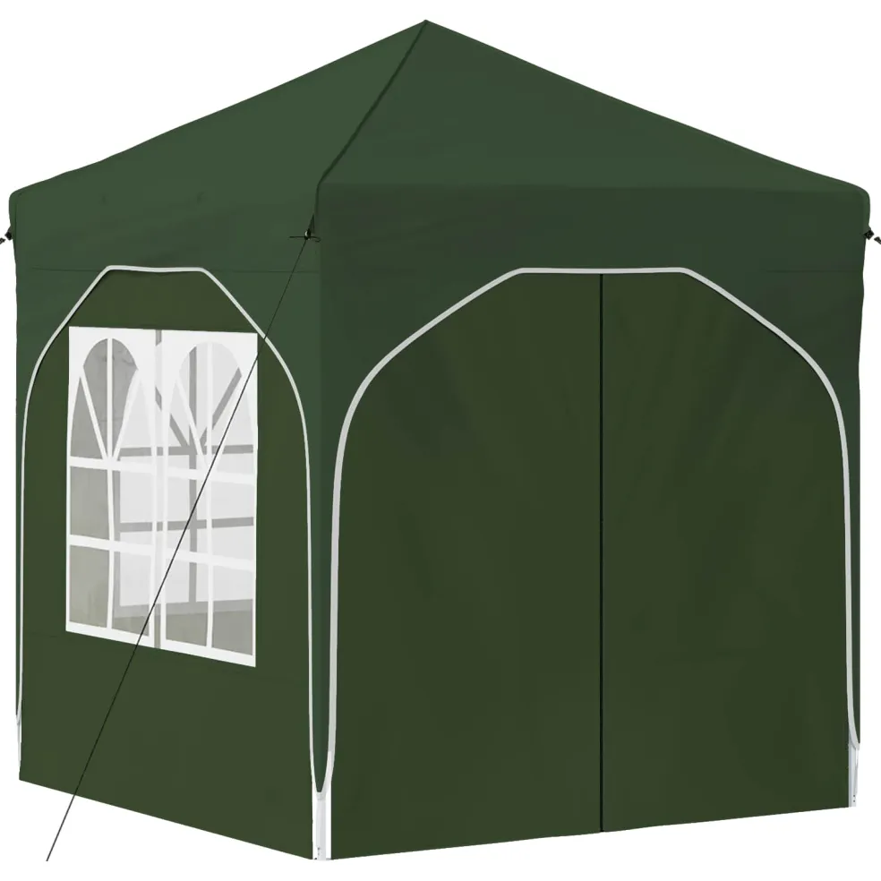 vidaXL Pop-up partytent 192 x 192 x 245 cm Groen