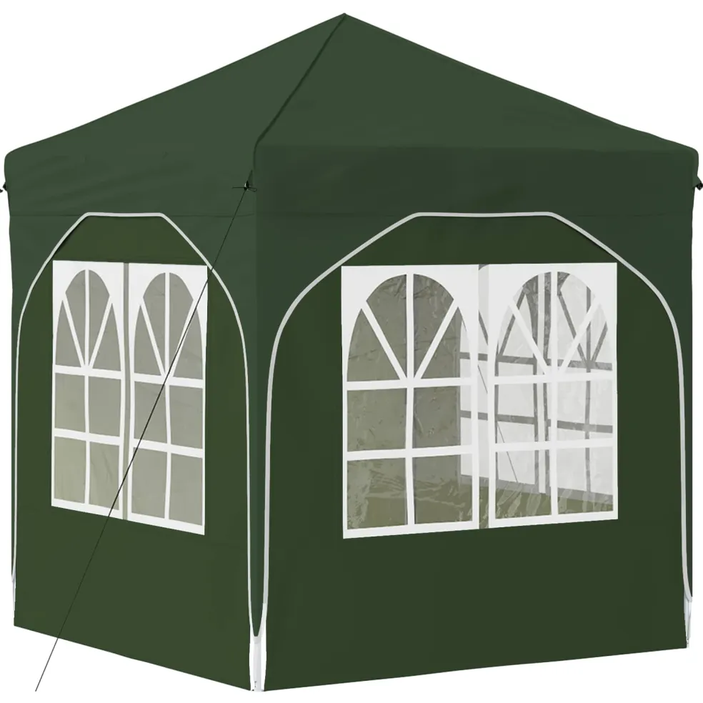 vidaXL Pop-up partytent 192 x 192 x 245 cm Groen