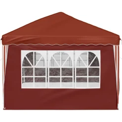 vidaXL Pop-up partytent 575 x 288 x 245 cm Terracotta