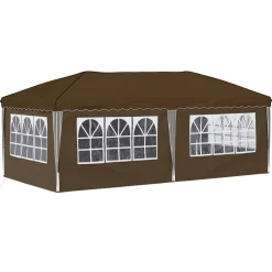 vidaXL Pop-up partytent 575 x 288 x 245 cm Taupe