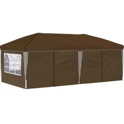 vidaXL Pop-up partytent 575 x 288 x 245 cm Taupe
