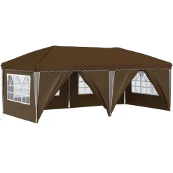 vidaXL Pop-up partytent 575 x 288 x 245 cm Taupe