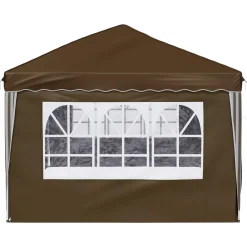 vidaXL Pop-up partytent 575 x 288 x 245 cm Taupe