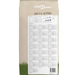 vidaXL Premium hondenvoer droog Adult Active Chicken & Fish (2 x 15 kg)