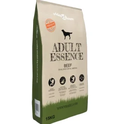 vidaXL Premium hondenvoer droog Adult Essence Beef 15 kg