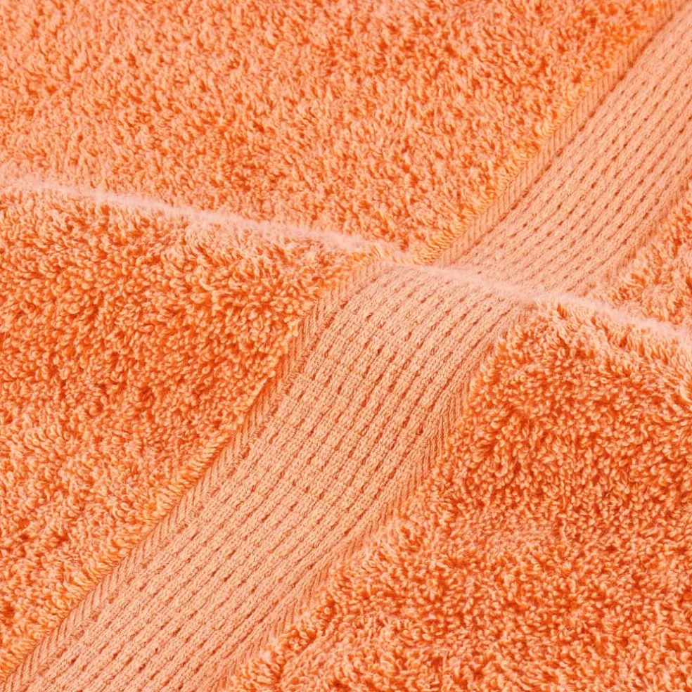 vidaXL Premium washandjes SOLUND 2 stuks oranje 30x30 cm 600 g/m2