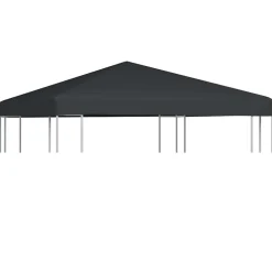 vidaXL Prieeldak 310 g/m² 3x3 m grijs