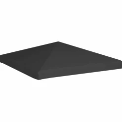 vidaXL Prieeldak 310 g/m² 3x3 m grijs