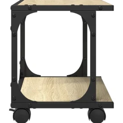 vidaXL Printerkastje 2-laags 41x28x33,5 cm hout sonoma eiken