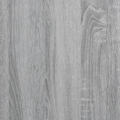 vidaXL Printerkastje met wielen 41x32x34,5 cm grijs sonoma eikenkleur