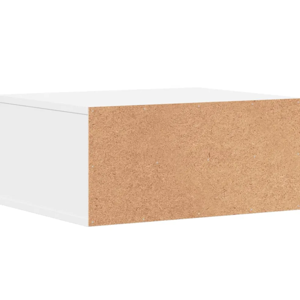 vidaXL Printerkastje 49x40x22,5 cm bewerkt hout wit