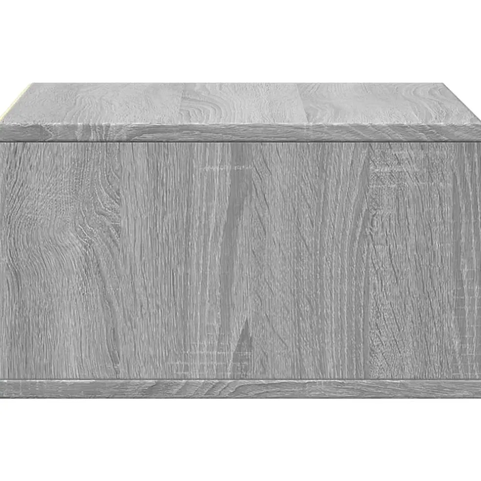 vidaXL Printerkastje 49x40x22,5 cm bewerkt hout grijs sonoma eiken