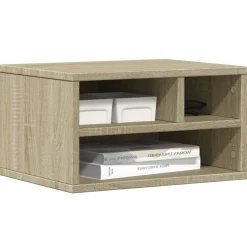 vidaXL Printerkastje 40x32x22,5 cm bewerkt hout sonoma eikenkleurig