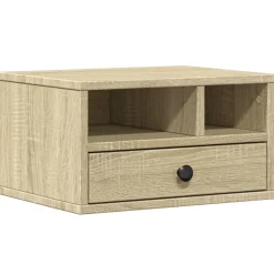 vidaXL Printerkastje 40x32x22,5 cm bewerkt hout sonoma eikenkleurig