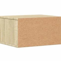 vidaXL Printerkastje 40x32x22,5 cm bewerkt hout sonoma eikenkleurig