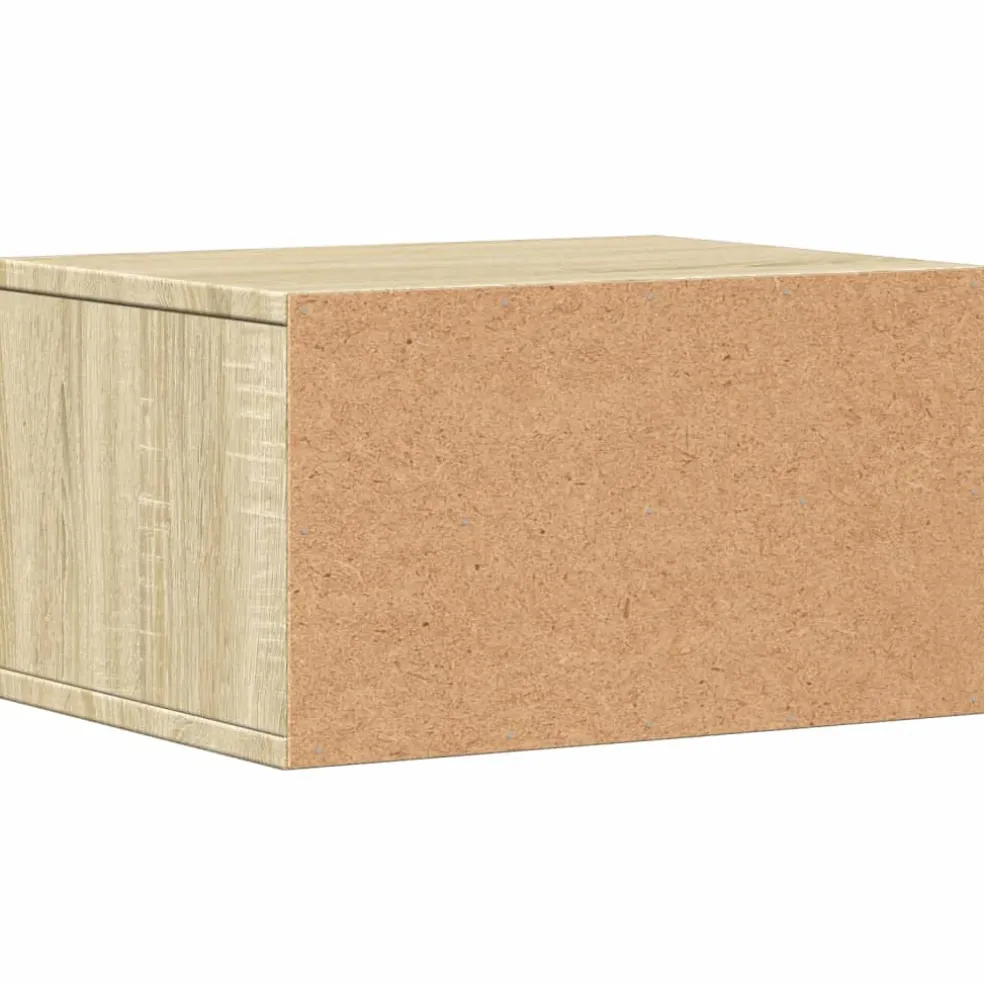 vidaXL Printerkastje 40x32x22,5 cm bewerkt hout sonoma eikenkleurig