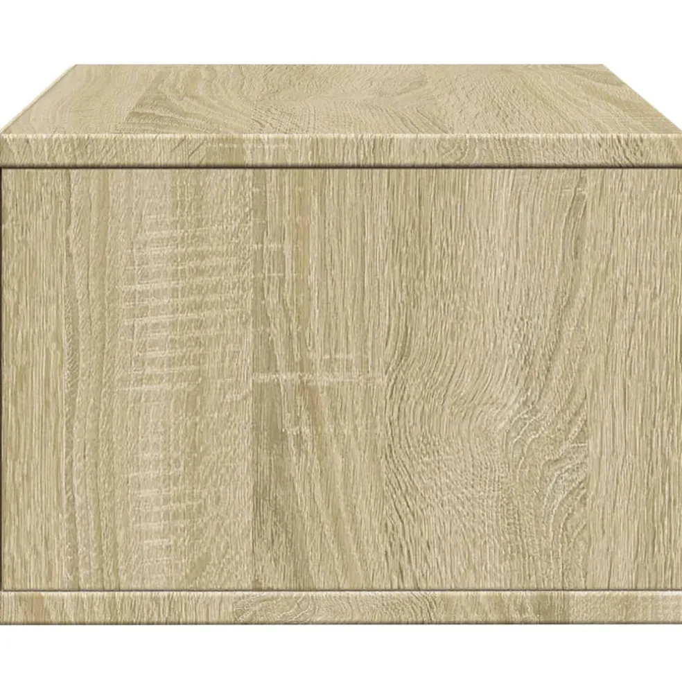 vidaXL Printerkastje 40x32x22,5 cm bewerkt hout sonoma eikenkleurig