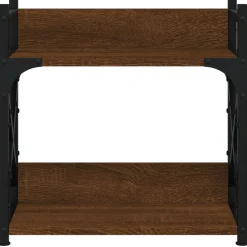 vidaXL Printerstandaard 2-laags 40x20x40 cm bewerkt hout bruineiken