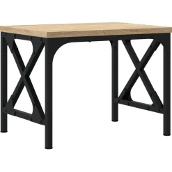 vidaXL Printerstandaard 40x30x31 cm bewerkt hout sonoma eikenkleurig