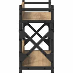 vidaXL Printerstand Artisan Eiken 40 x 20 x 40 cm Bewerkt hout