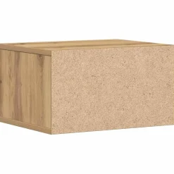 vidaXL Printerstand Artisan Eiken 40 x 32 x 22,5 cm Bewerkt hout
