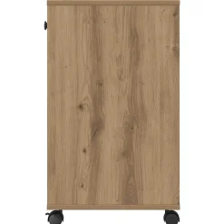 vidaXL Printerstand Artisanaal eiken 60 x 40 x 68,5 cm Bewerkt hout