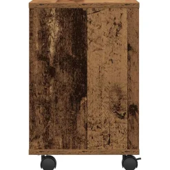 vidaXL Printerstand Oud hout 41 x 32 x 48 cm Bewerkt hout