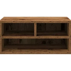 vidaXL Printerstand Oud hout 49 x 40 x 22,5 cm Bewerkt hout
