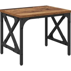 vidaXL Printerstand Oud hout 40 x 30 x 31 cm Bewerkt hout