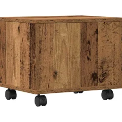 vidaXL Printerstand Oudhout 41 x 32 x 34,5 cm Bewerkt hout