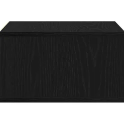 vidaXL Printerstand Zwart eiken 49 x 40 x 22,5 cm Bewerkt hout
