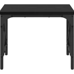 vidaXL Printerstand Zwart eiken 40 x 30 x 31 cm Bewerkt hout